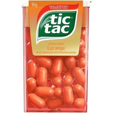 BALA TIC TAC LARANJA 16GR