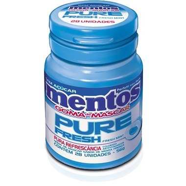 CHICLE MENTOS PURE FRESH MINT 56GR