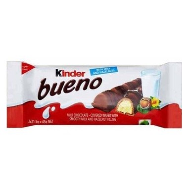 CHOCOLATE KINDER BUENO 2UN 43GR