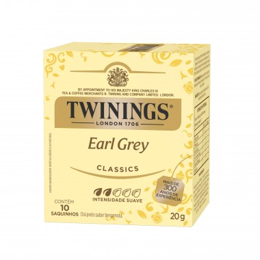 CHA TWININGS PRETO EARL GREY 20GR