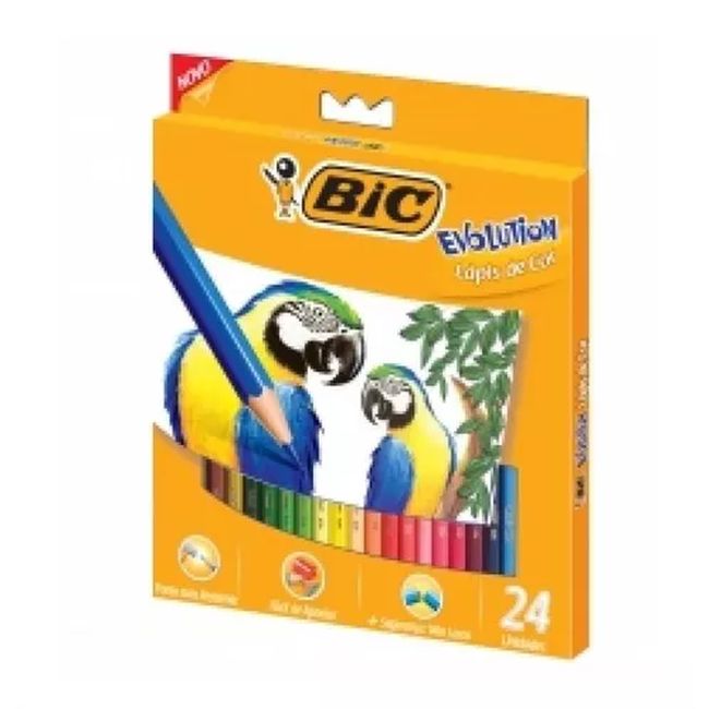 LAPIS DE COR BIC EVOLUTION 24UN