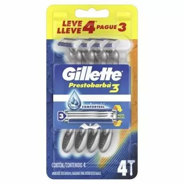 APARELHO GILLETTE PREST GRIPE 3 L4 P3UN