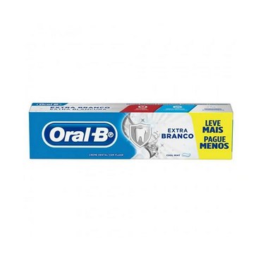 CREME DENTAL ORAL B EXTRA BRANCO 70GR