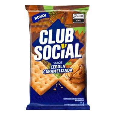 BISCOITO CLUB SOCIAL CEBOLA CARAMEL 141G