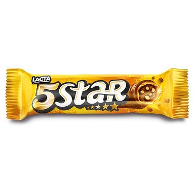 CHOCOLATE LACTA 5 STARS 40GR