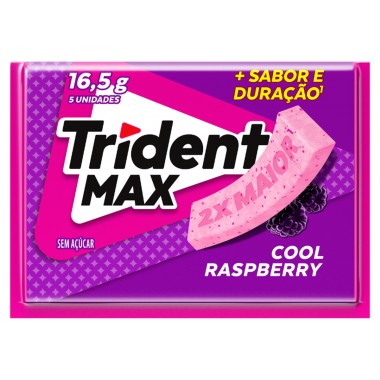 CHICLE TRIDENT RASPBERRY ZERO ACUCA16,5G