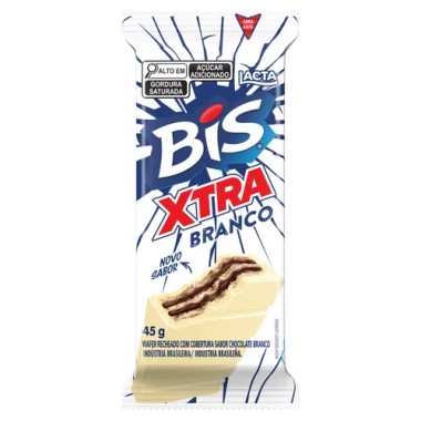 CHOCOLATE WAFER LACTA BIS XTRA BRANCO45G