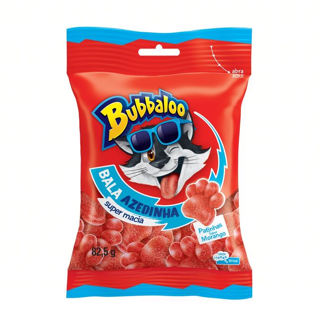 BALA BUBBALOO CITR MORANGO AZED PAT82,5G