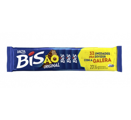 CHOCOLATE WAFER LACTA BISAO PRETO 201,6G