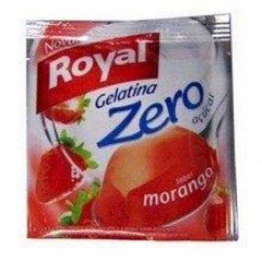 GELATINA ROYAL ZERO ACUCAR MORANGO 12GR