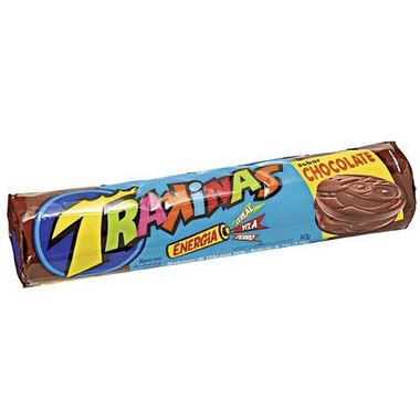 BISCOITO TRAKINAS CHOCOLATE 126GR