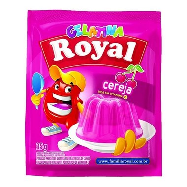 GELATINA ROYAL CEREJA 25GR