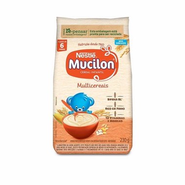 MINGAU MUCILON NESTLE MULTICEREAIS 180GR