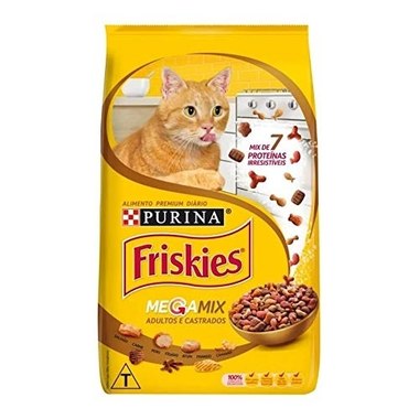 RACAO FRISKIES MEGAMIX CASTRADOS 1KG