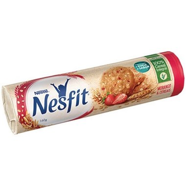 BISCOITO NESFIT MORANGO CEREAIS 160GR