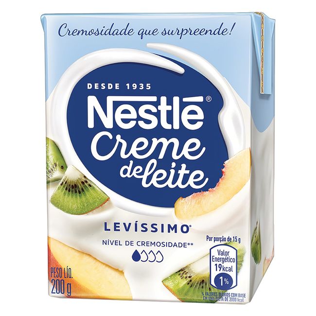 CREME DE LEITE NESTLE LEVISSIMO TP 200GR