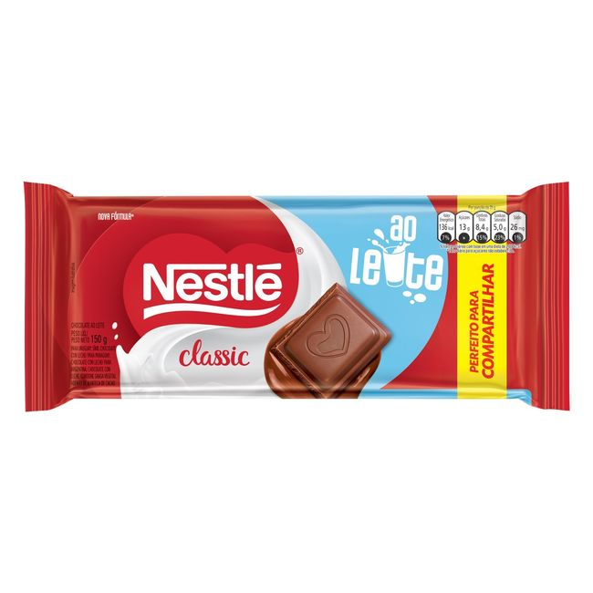 CHOCOLATE NESTLE AO LEITE 150GR