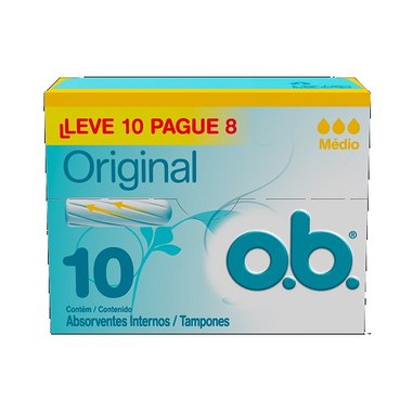 ABSORV OB INTIMUS MEDIO/REGULAR LV10 PG8