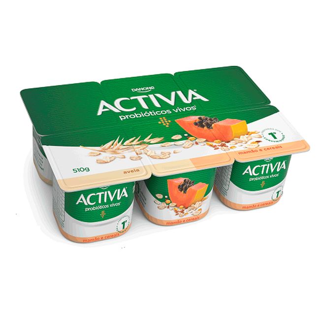 IOG DANONE ACTIVIA POLPA MAMAO CER 510GR