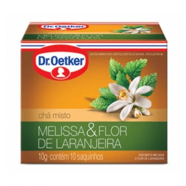CHA DR OETKER MELISSA COM LARANJA 10G