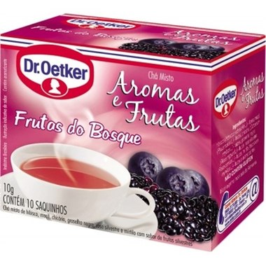 CHA DR OETKER AROM FRUTAS DO BOSQUE 10G