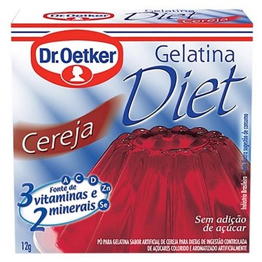 GELATINA DR OETKER DIET CEREJA 12GR