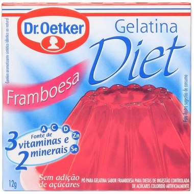 GELATINA DR OETKER DIET FRAMBOESA 12GR