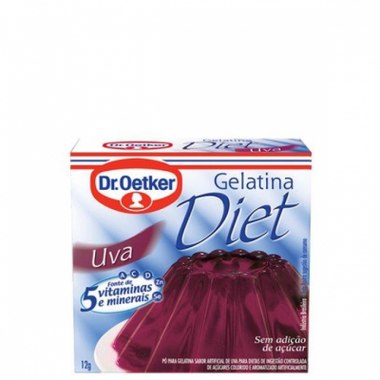 GELATINA DR OETKER DIET UVA 12GR