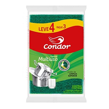 ESPONJA CONDOR MULTIUSO L4P3