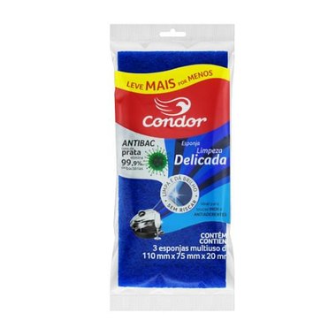 ESPONJA CONDOR DELICADA AZUL LMPM C3