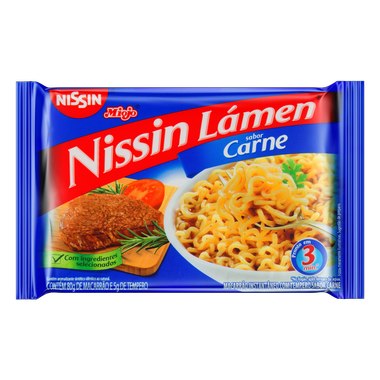 MASSA INST NISSIN CARNE 85GR