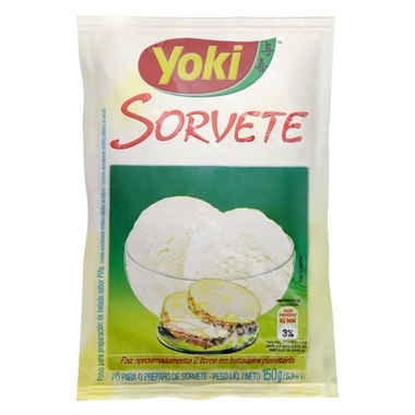 SORVETE YOKI ABACAXI 150GR