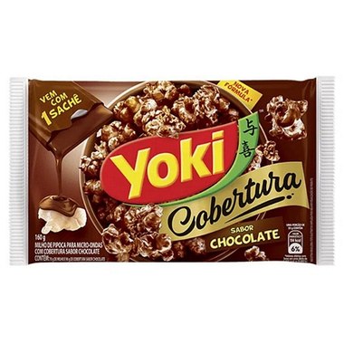 PIPOCA MICRO YOKI COBERT CHOC 160GR