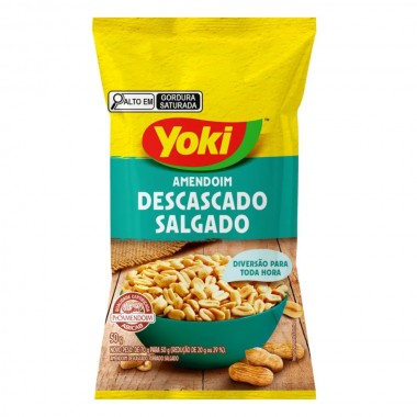 AMENDOIM YOKI SALGADO DESC 50GR
