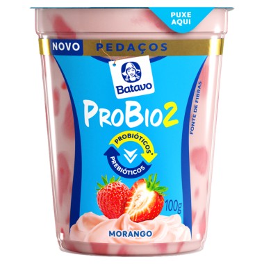 IOG BATAVO PROBIO2 MORANGO PEDACOS 100G