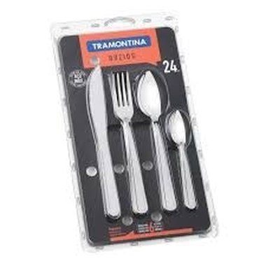 FAQUEIRO TRAMONTINA INOX 24PCS