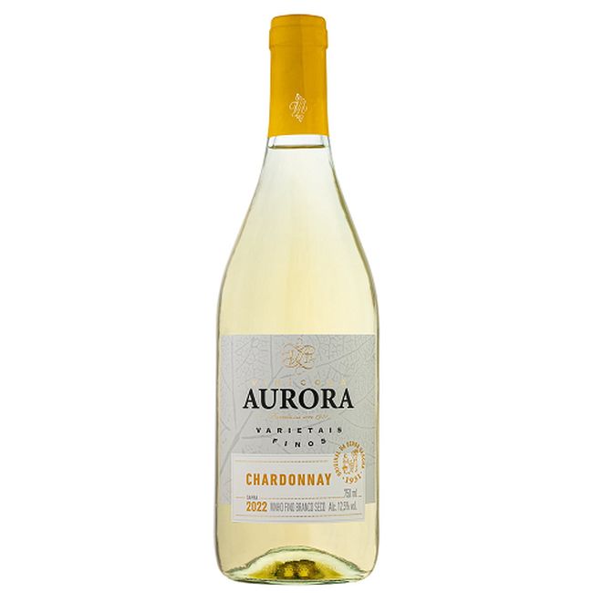 VINHO AURORA CHARDONNAY BRANCO SECO750ML