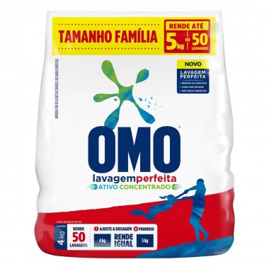 DETERGENTE PO OMO LAVAGEM PERF 4KG