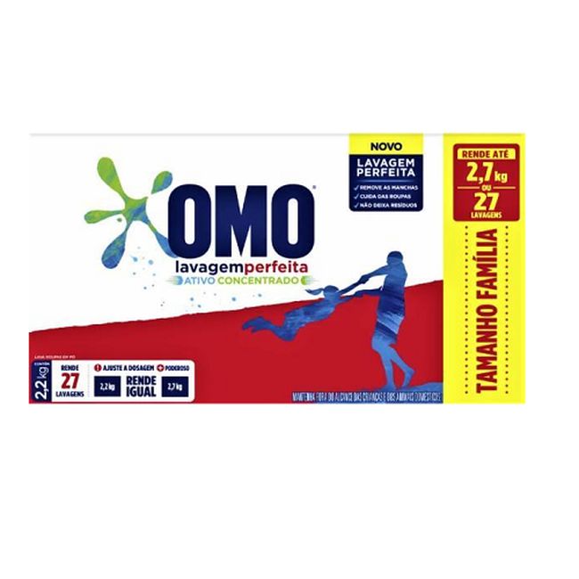 DETERGENTE PO OMO LAV PERFEITA 2,2KG