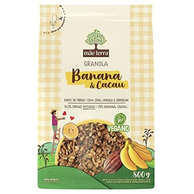 GRANOLA MAE TERRA BANANA CACAU 800G