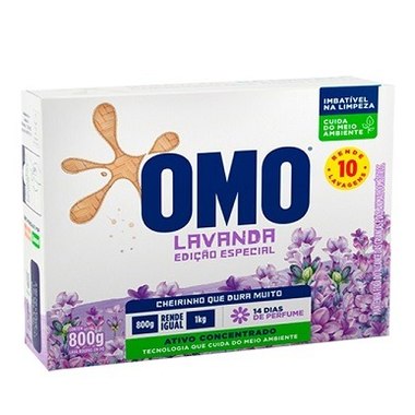 DETERGENTE PO OMO LAVANDA 800GR