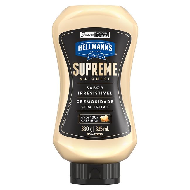 MAIONESE HELLMANNS SUPREME SQZ 335GR