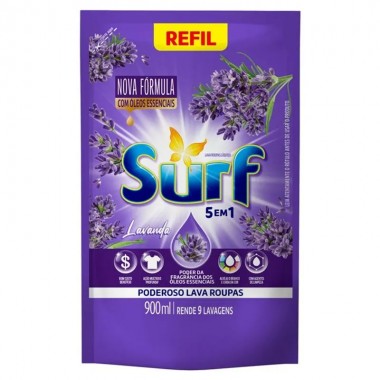 LAVA ROUPA LIQ SURF LAVANDA SHT 900ML