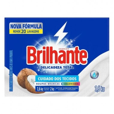 DETERGENTE PO BRILHANTE DELIC TOT CX 1,6