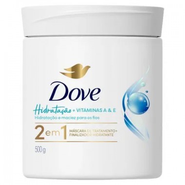 MASCARA DOVE 2 EM 1 HIDRA E HIALU 500GR