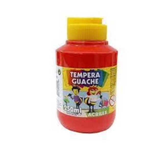 TINTA TEMPERA GUACHE ACRILEX VR FOGO 250