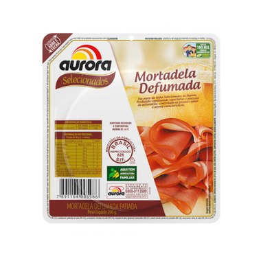 MORTADELA AURORA DEFUMADA FAT 180GR