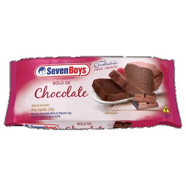 BOLO SEVEN BOYS CHOCOLATE 250GR
