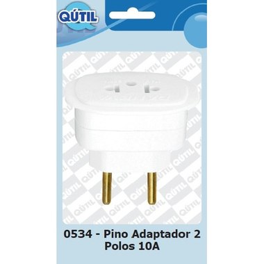 PINO ADAPTADOR 2 POLS 10A