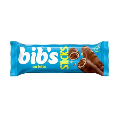 CHOCOLATE BIBS STICKS AO LEITE 32GR